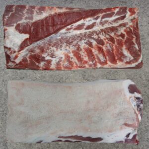 Skinless square cuts